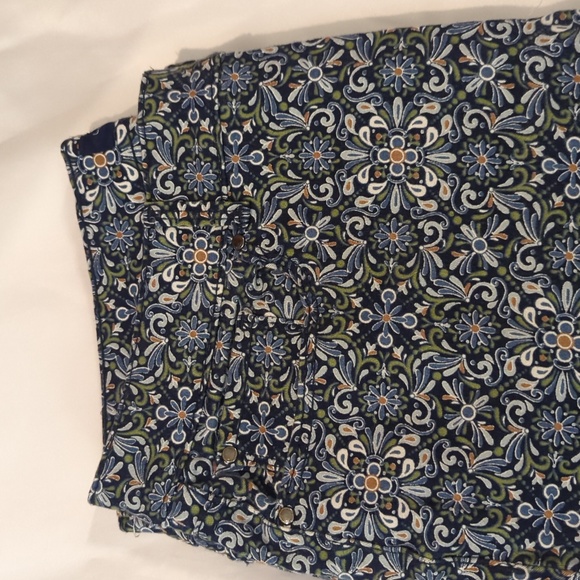 Patterned straite pants - Picture 2 of 4